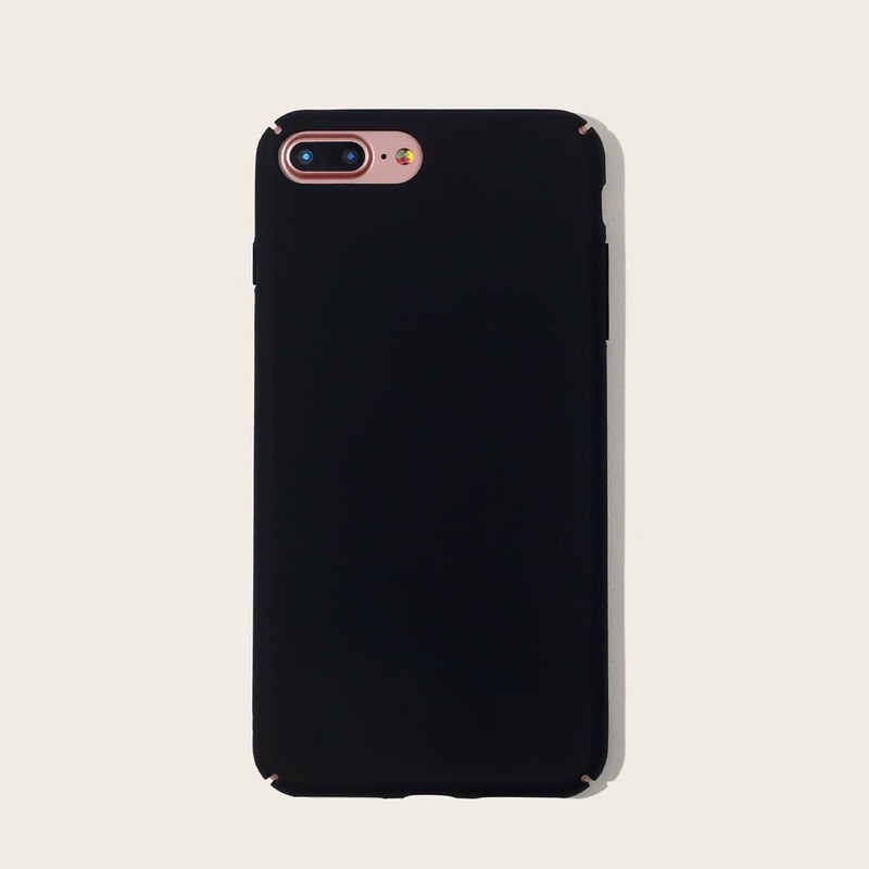 

Plain iPhone Case In Black