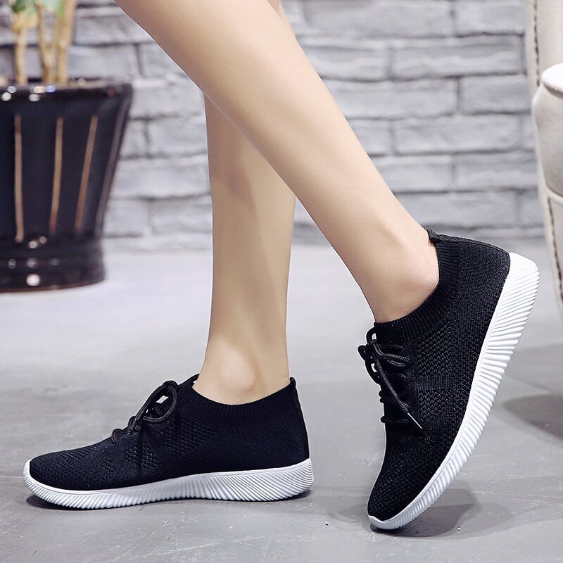 Image of Almond Toe Lace Up Trainers