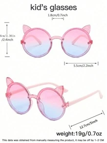 Girls Tinted Lens Fashion Glasses - Multicolor - View 4