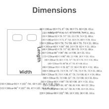 1pc Double-Sided Warm Fleece Padded Quilt - Blue - View 3