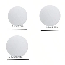 100入組壓縮濾紙,適用於51mm、53mm、58mm壓縮濾杯與壓縮濾片 - 白色 - 查看 2