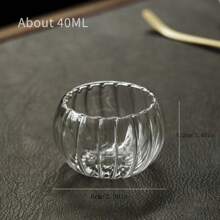 不寻常的小迷你可爱美丽耐热40毫升双层透明硼硅酸盐玻璃浓缩咖啡热功夫功夫茶道杯茶杯马克杯套装玻璃器皿