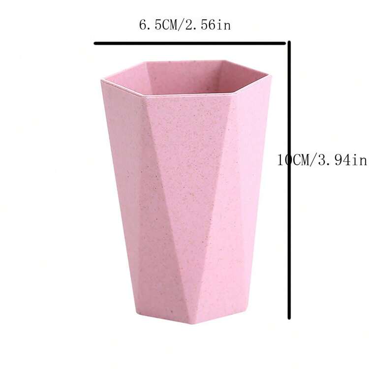 1 件套家用浴室漱口杯、牙刷杯、简约情侣漱口杯家居浴室装饰秋季装饰返校 - 彩色 - 查看 5