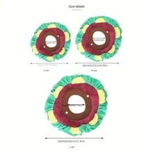 1 Miếng Hamburger Mèo , Mũ thú cưng , Chó Và Mèo Vui , Dễ thương Đạo cụ chụp ảnh - Nhiều màu - Xem 8