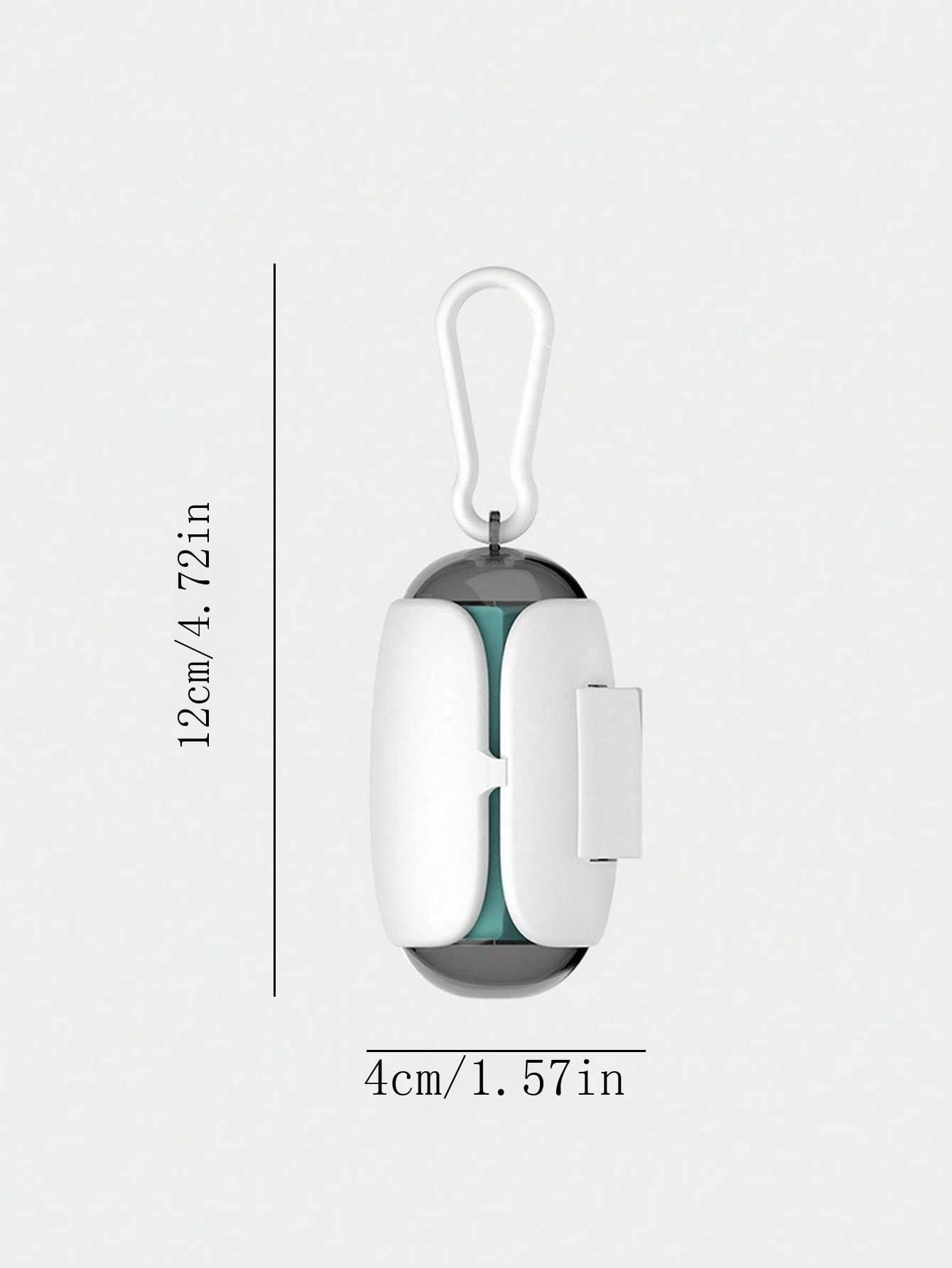 1pc Pet Waste Bag Holder With Degradable Waste Bags And Storage Box