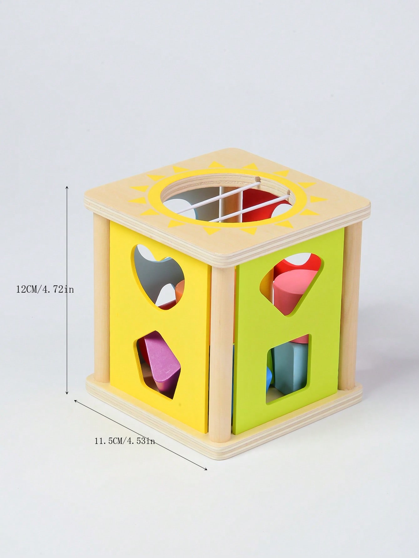 Geometric Shape Intelligence Box With Shape Sorting And Matching
