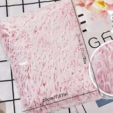 Rellenos Decorativos De 100 G Y Esteras De Hierba De Rafia Para Hornear Bolsas De Embalaje De Postres/pasteles - Rosa - Ver 2