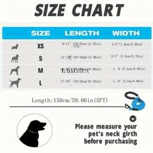 1 套寵物皮帶和項圈,反光皮帶和可調式尼龍項圈,適合中型、小型和大型犬 - 黑色 - 查看 3
