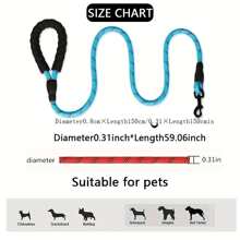 1 宠物腰带 狗狗腰带 夜间反光尼龙狗狗腰带 狗狗皮带 狗链 防爆充电宠物腰带 - 彩色 - 查看 2