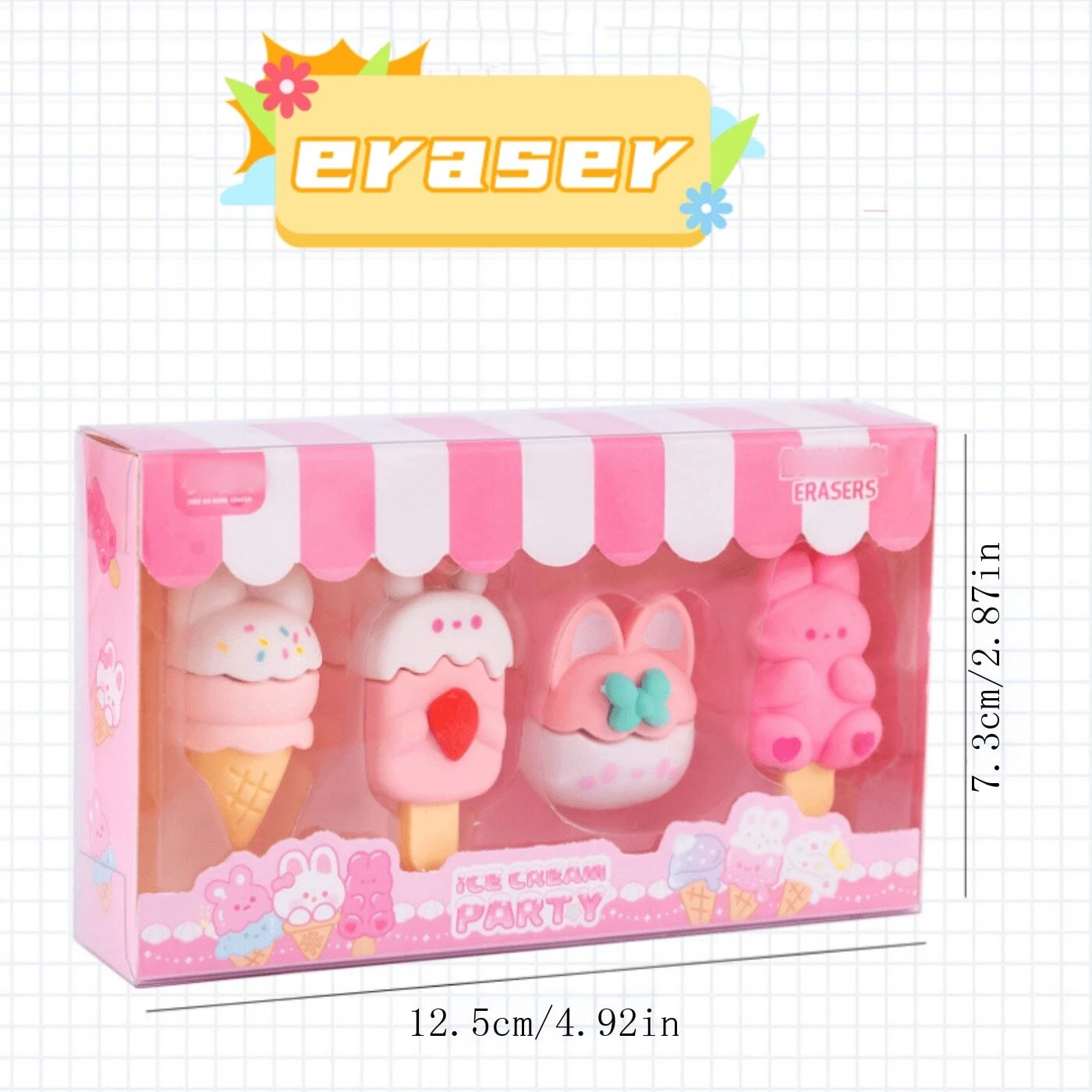 5050 Sweet Dessert Rubber Erasers SHEIN USA