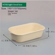 30 Pieces/Disposable Tableware/Packaging Box/Outdoor Picnic Salad Fruit Meat Tableware With Lid Bento Box/Restaurant Box - Multicolor - View 2