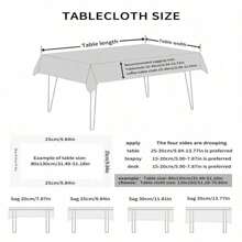 1pc Ins Style Pvc Tablecloth, Waterproof And Oil-Proof, Plaid Dining Table Cover For Home, Coffee Table Cover - Yellow - View 3