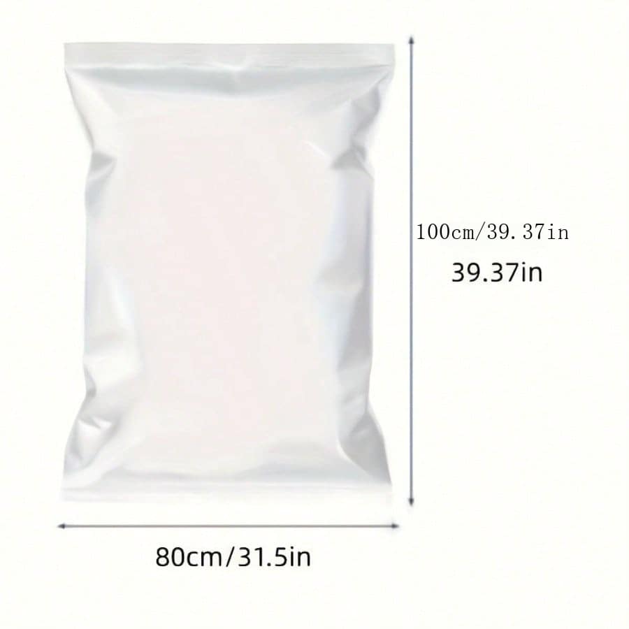 1pc Vacuum Storage Bag, Compressed Bag, Sealed By Sitting, For Storing