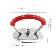 Stainless Steel Pot Cover Handle-Grip Universal High Temperature Resistance Anti-Scalding Accessory Set Lid Top Cover Handle - Black - View 5