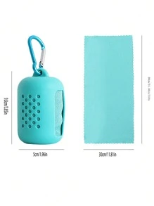 1 Miếng Có thể mang đi Sợi siêu mịn Thể thao Khăn tắm , Ngoài trời Thể thao Khăn tắm , Thích hợp Đối với Thể dục Khỏe mạnh Qủa tặng , Yoga - Màu xanh nhạt - Xem 4