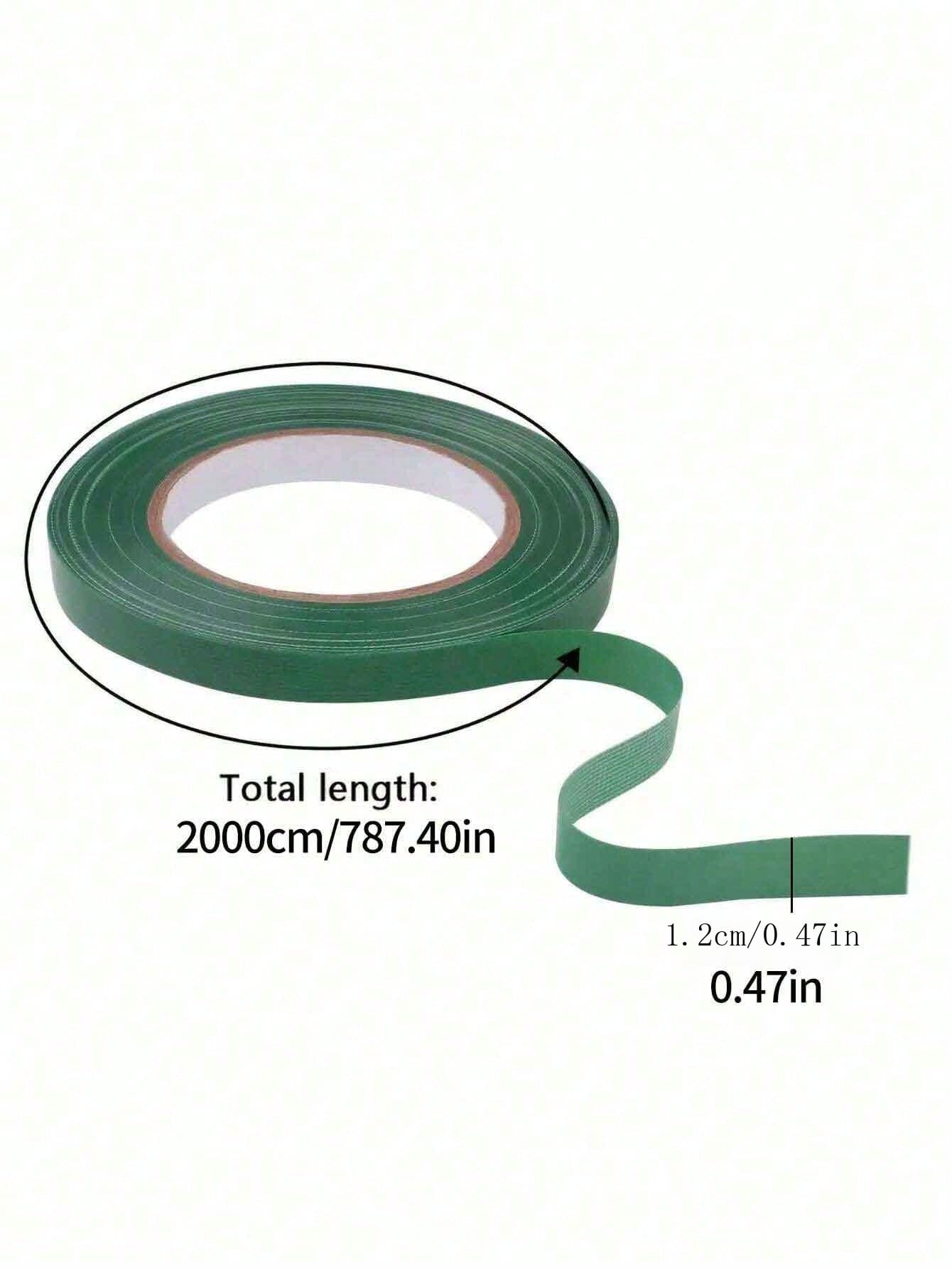 5 Rolls 100m Floral Tape For Bouquet Stem Wrapping, Flower Arrangement