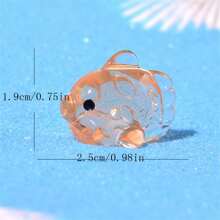 6 cái Mới Dễ thương Trong sáng Nhựa Đồ trang trí Thu nhỏ Phong cảnh Đại dương Cá DIY Đồ trang sức Nhỏ bé Đồ trang trí - Nhiều màu - Xem 2