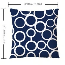 1 Miếng Hình học Nhà  Trang trí Sofa Vỏ gối , Polyester In Nắp đệm Đối với Phòng khách , Phòng ngủ , Văn phòng - Nhiều màu - Xem 2