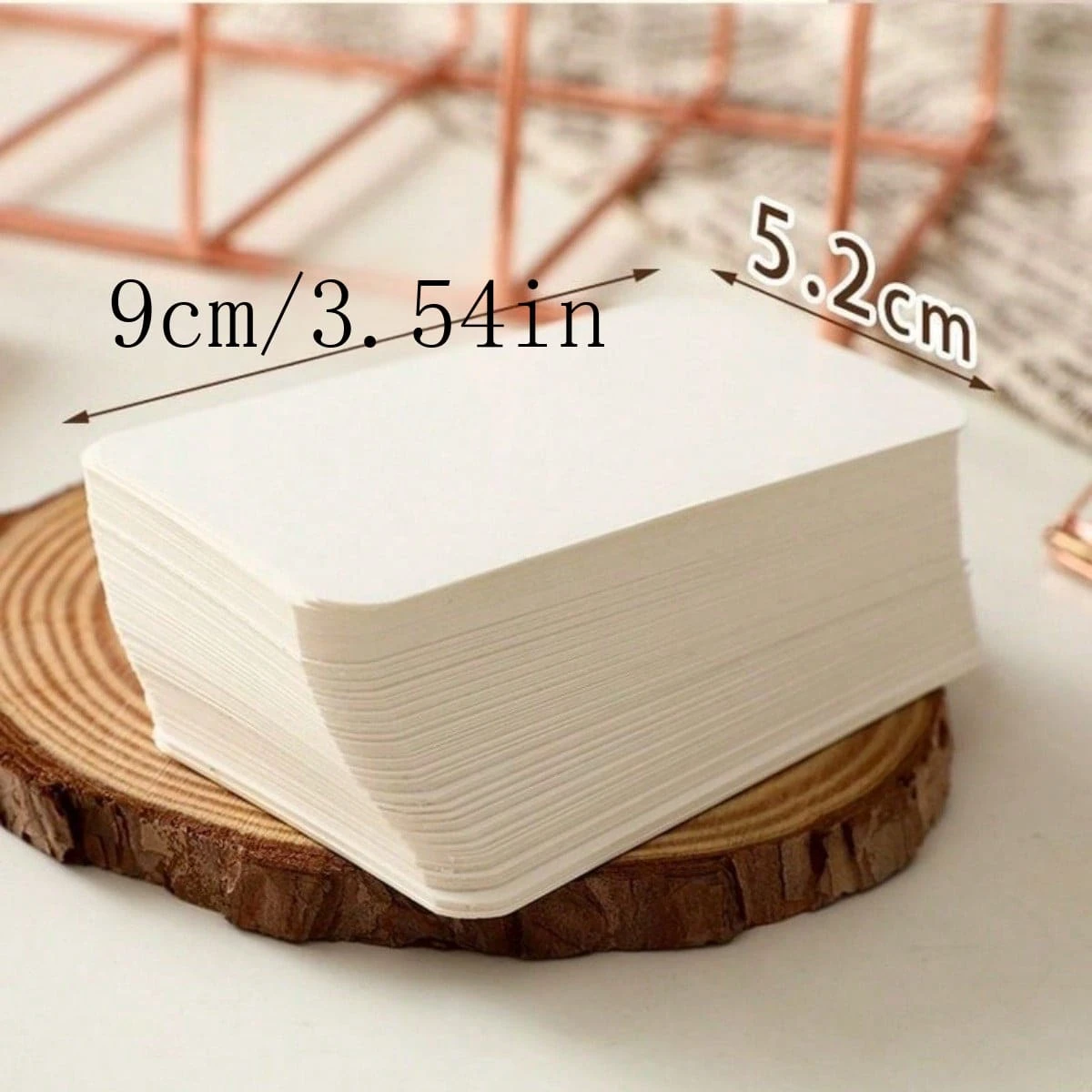 Graffiti Freehand Card Message Hard Card Paper Blank English Words Card Cowhide Small Card