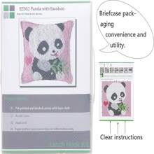 Seamlessly Blend Style And Functionality With DIY Pillowcase And Sofa Cushion Cover Set, Equipped With A Versatile Lock Hook Kit For Endless Crafting Adventures - Pink White - View 2