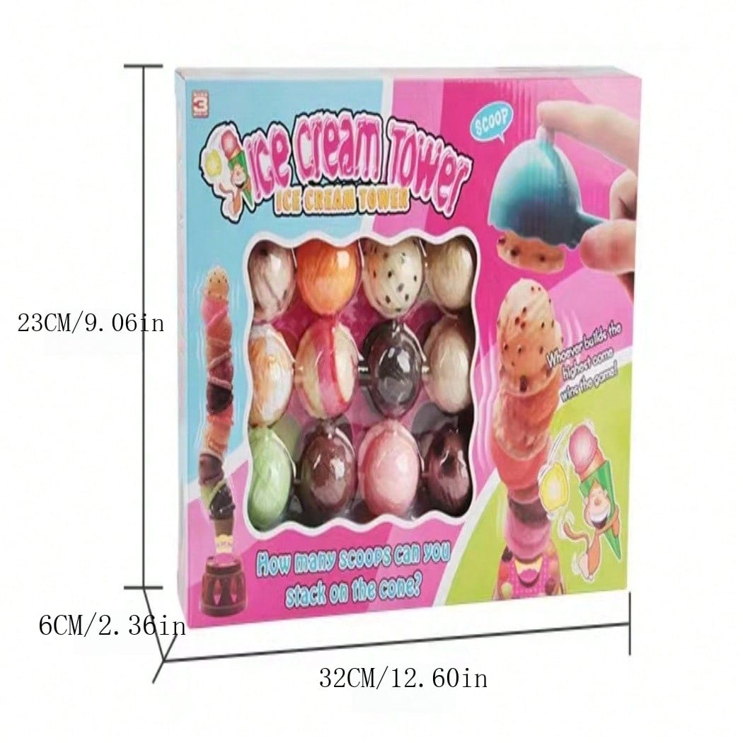 Creative Ice Cream Stacking Game For Children Fun And Challenging Ice