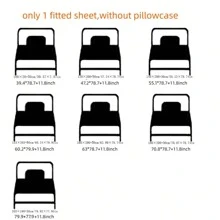 純色透濕防水床墊保護套（雙人尺寸床單,不包括枕套） - 卡其色 - 查看 2