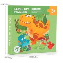 Libro de puzle magnético pequeño para niños, puzle con temas de dinosaurios y animales, y puzle con temas de transporte, juego de rompecabezas educativo para estimular el cerebro para niños y niñas en edad preescolar, juguete de aprendizaje con imanes, bloques magnéticos, juegos magnéticos