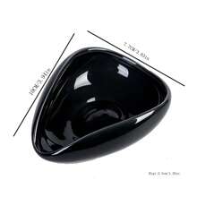 1pc Shiny Black Ceramic Coffee Bean Measuring Cup, Ceramic Measuring Cup Suitable For Coffee Or Tea, Gift For Coffee Lovers, Teaware For Loose Tea And Flower Tea, School Supplies Back To School