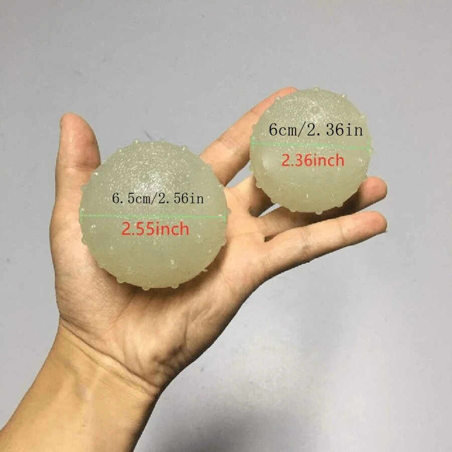 Dog Chew Toy Pet Night Glow Ball Puppy Teething Interactive Rubber Glow Ball - White - View 1