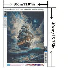 Tranh kim cương - Magic Cube Máy khoan - Giường đôi Máy khoan 30*40cm - Nhiều màu - Xem 2