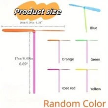 20/10入組彩色塑料竹蜻蜓手擦動驅動器 － 兒童戶外玩具,飛行玩具,生日假日派對玩具,男女孩女孩的完美禮物 － 隨機顏色！ - 混合色 - 查看 2