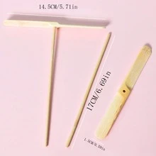 Flying Flying Dragonfly Toy Copter Hand Toy Dragonfly Balance Toy Helicopter Toy Wood - Multicolor - View 3