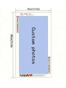 Tùy chỉnh Tranh kim cương Bộ dụng cụ Với Hình ảnh , 1 Miếng 5D Tranh kim cương Bộ , DIY Cá nhân hóa Hình chụp , Nghệ thuật Nhà  Đồ trang trí , Nghệ thuật Qủa tặng - Nhiều màu - Xem 2