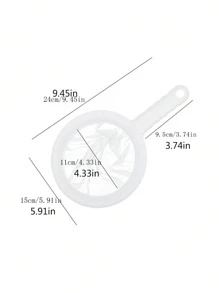 1 pièce Sac filtrant pour lait de soja, filtre à tamis fin pour centrifugeuse domestique, sac filtrant pour passoire de cuisine - Blanc - Voir 2