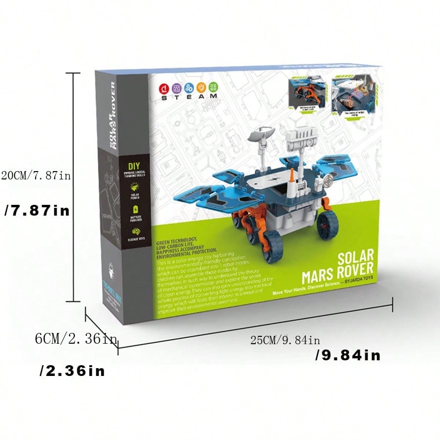Modelo Mars Rover Con Energía Solar, Juguete De Experimentos De Ciencia ...