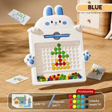 兔子磁力畫板玩具，磁力畫板附筆，教育學習玩具聖誕理想禮物、復活節禮物