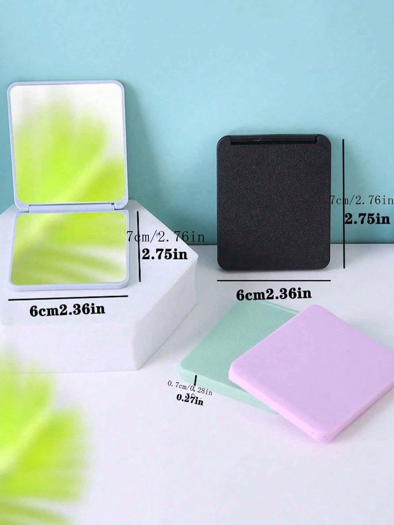 Auto Sonnenblende Spiegel 15x8cm - 2 Stück HD Make-up Spiegel Selbstklebend