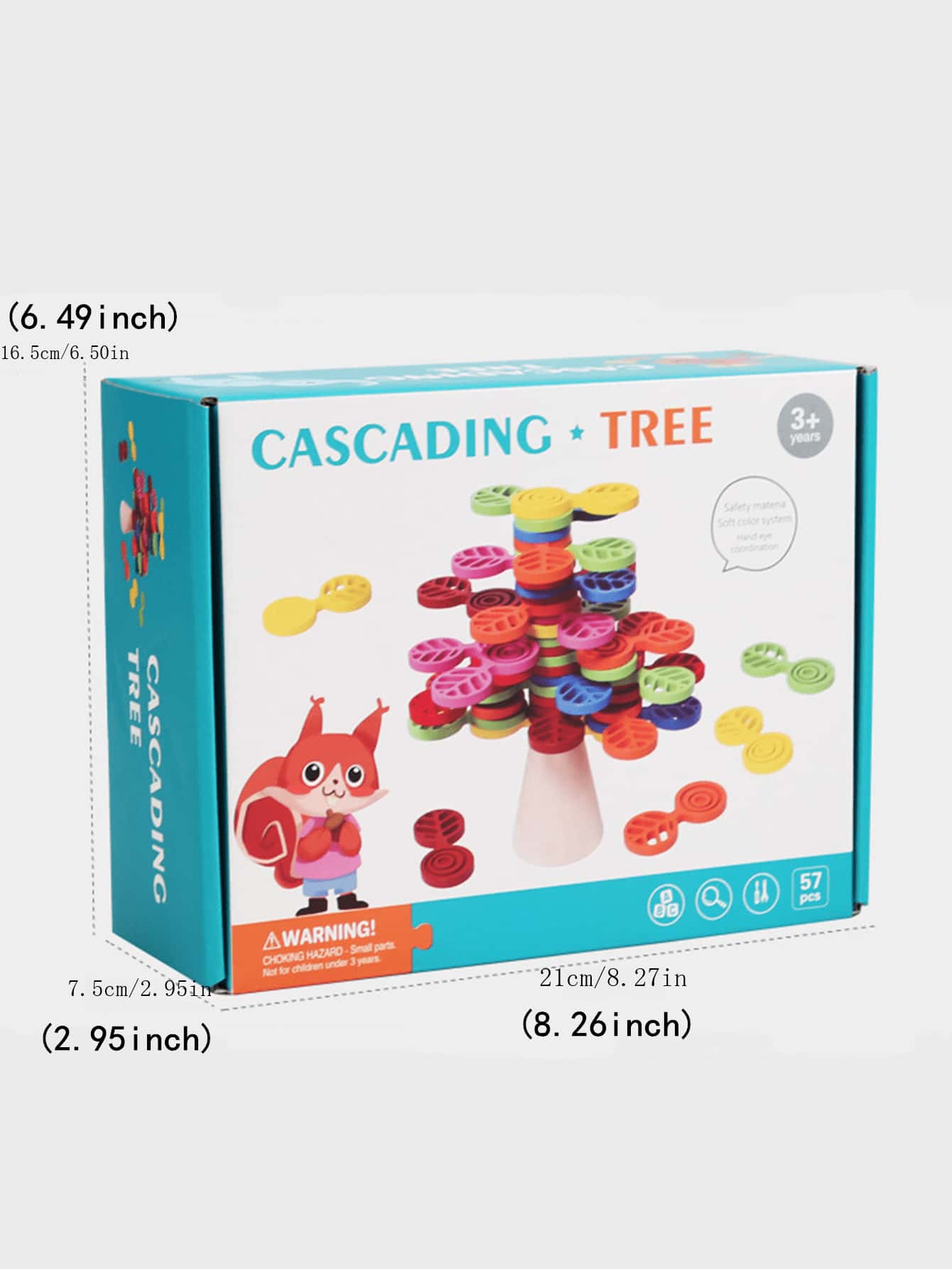 Wooden Stacking Tree Toy Promotes Concentration & Balance Training ...