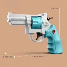 1pc 2024 New Creative Revolver Water Gun Toy, Cool Off In Summer With This Revolver Water Gun, Release Your Energy, Bring Happiness With This Revolver Water Gun - Multicolor - View 11