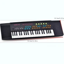 Electronic Keyboard Toy Multi-Functional Beginner Learning Instrument For Kids To Play And Enjoy - Black - View 2