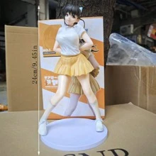 1入組動漫風啦啦隊女孩雕塑人物 - 彩色 - 查看 2