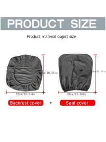 1 Miếng Dệt kim Có thể điều chỉnh Bao ghế Cho văn phòng Cái ghế , Ăn uống Cái ghế , Phòng khách Đồ nội thất , Nhà  Trang trí - Nhiều màu - Xem 2