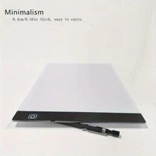 Three Layers Dimmable Led Light Pad CopyDrawing Board Pad Tracing Light Box Eye Protection Easier For Diamond Painting Back To School