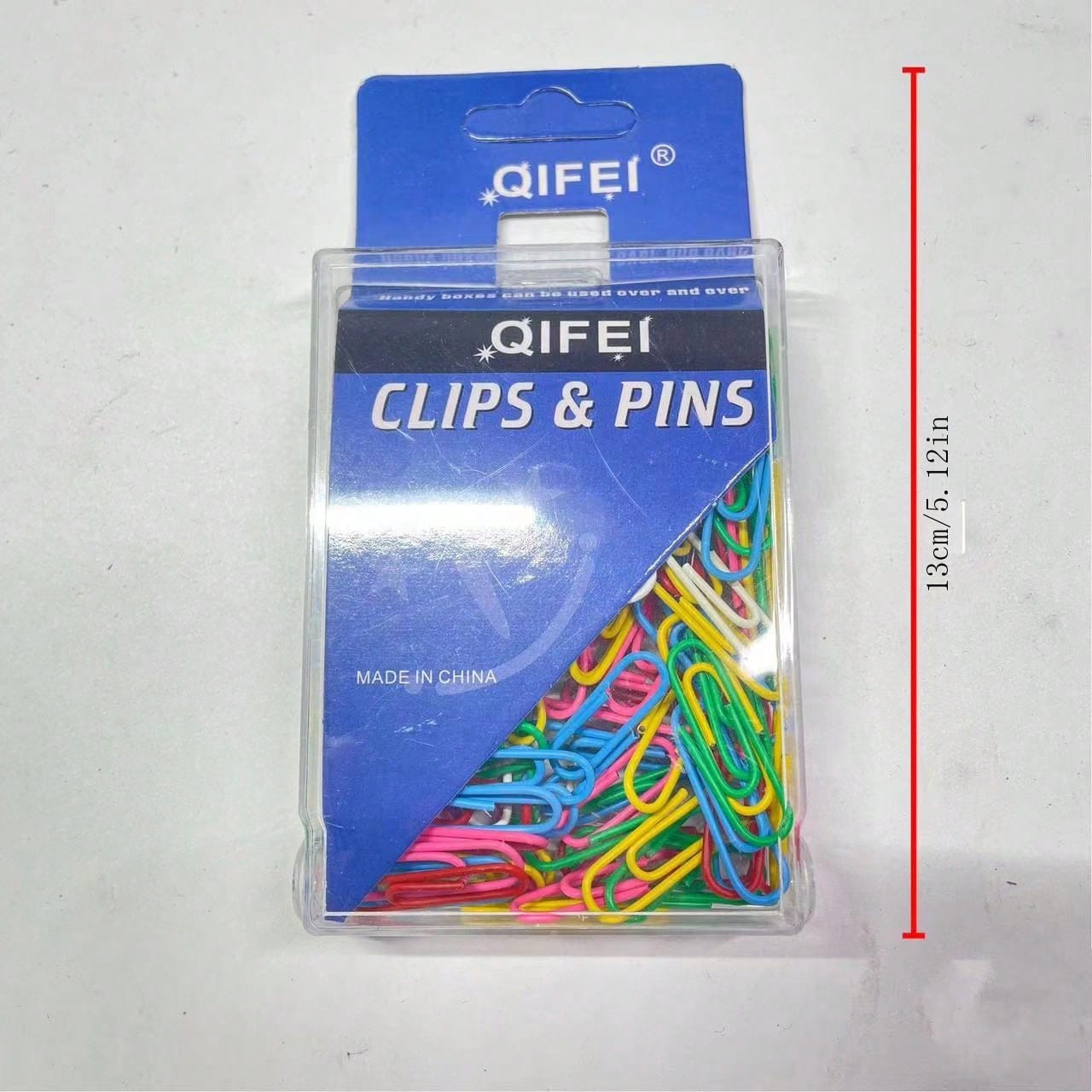 Colour Paper Clip Office Supplies Curved Pin Large File Bookmark Back