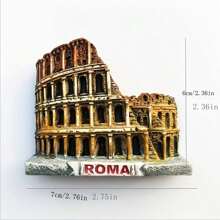 1pc, Fridge Magnets, Rome Colosseum Italy Fridge Magnets, Refrigerator Magnets, Travel Gift Souvenir Magnets, Decorative Refrigerator Magnets, Cute Office Kitchen Magnets, Kitchen Utensils, Apartment Essentials, Dorm Essentials, Home Decoration Birthday Gifts Graduation