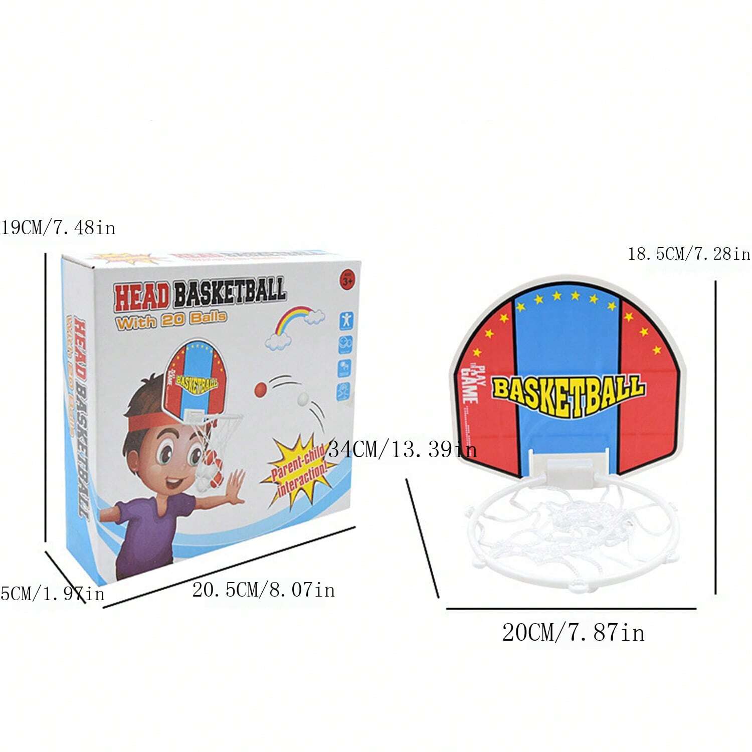 1 Pack, Head Hoop Basketball Party Game For Kids And Adults, Adjustable