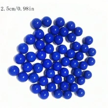 10 Piezas/20 Piezas Canicas De Juego De Colores Sólidos De Acrílico De 2,5 Cm En Tonos Dulces - Multicolor - Ver 7