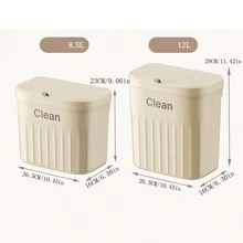 Wall-Mounted Simple Kitchen Trash Can For Home Bathroom,Foldable, Large Capacity, Waterproof, Bearing Garbage Bin,Kitchen,Bathroom,Home,Household Supplies
