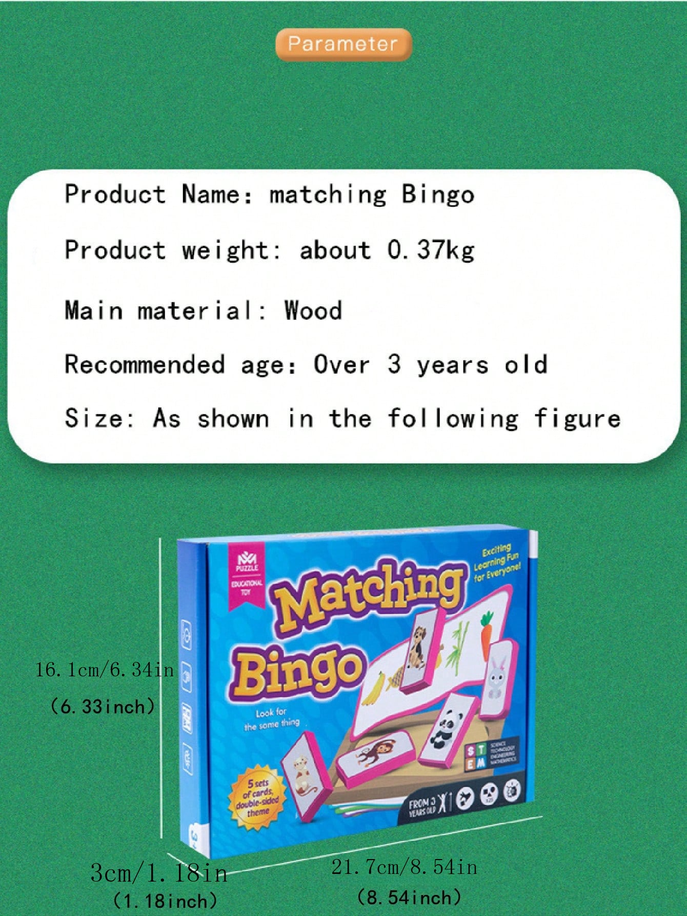 Wisdom Toy Wooden Children's Early Education Cognition Matching Puzzle With Logic ...