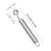 2 PCS Stainless Steel Tomato Deseeding Tools, Strawberry Huller, Multifunctional Tomato Deseeder, Suitable For Strawberries, Tomatoes, Vegetables And Fruits Deseeder - 2 Pack - View 9